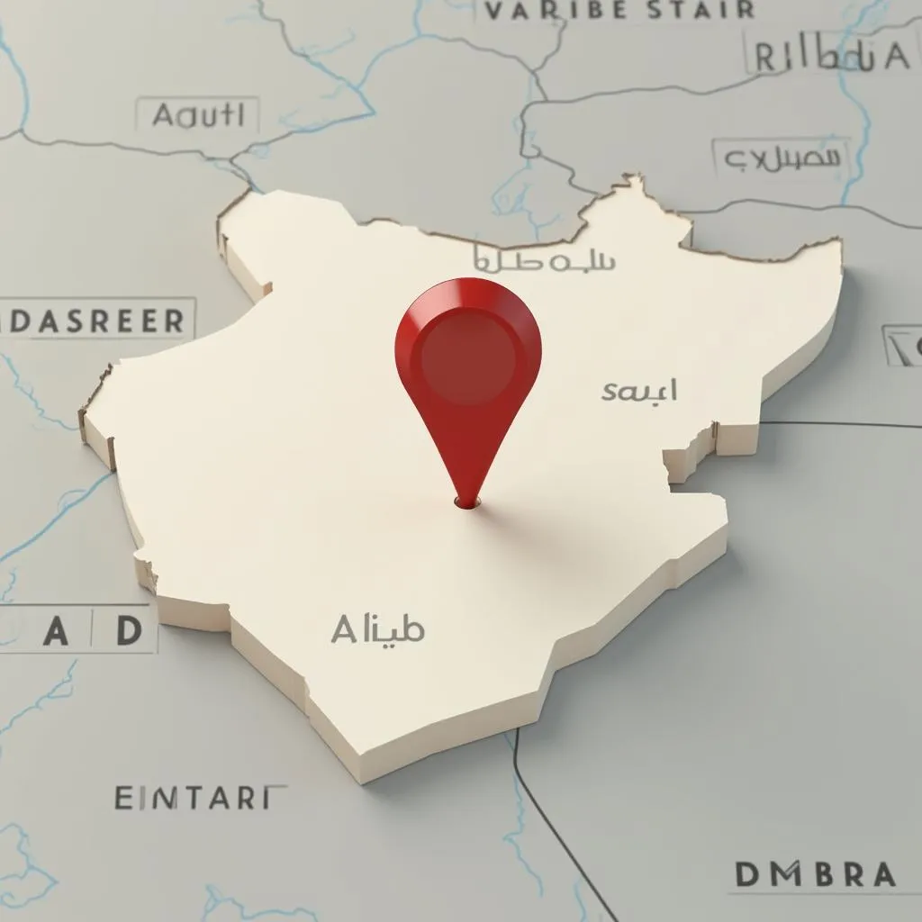 خريطة لموقع الشركة في الرياض